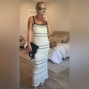 Crochet maxi dress